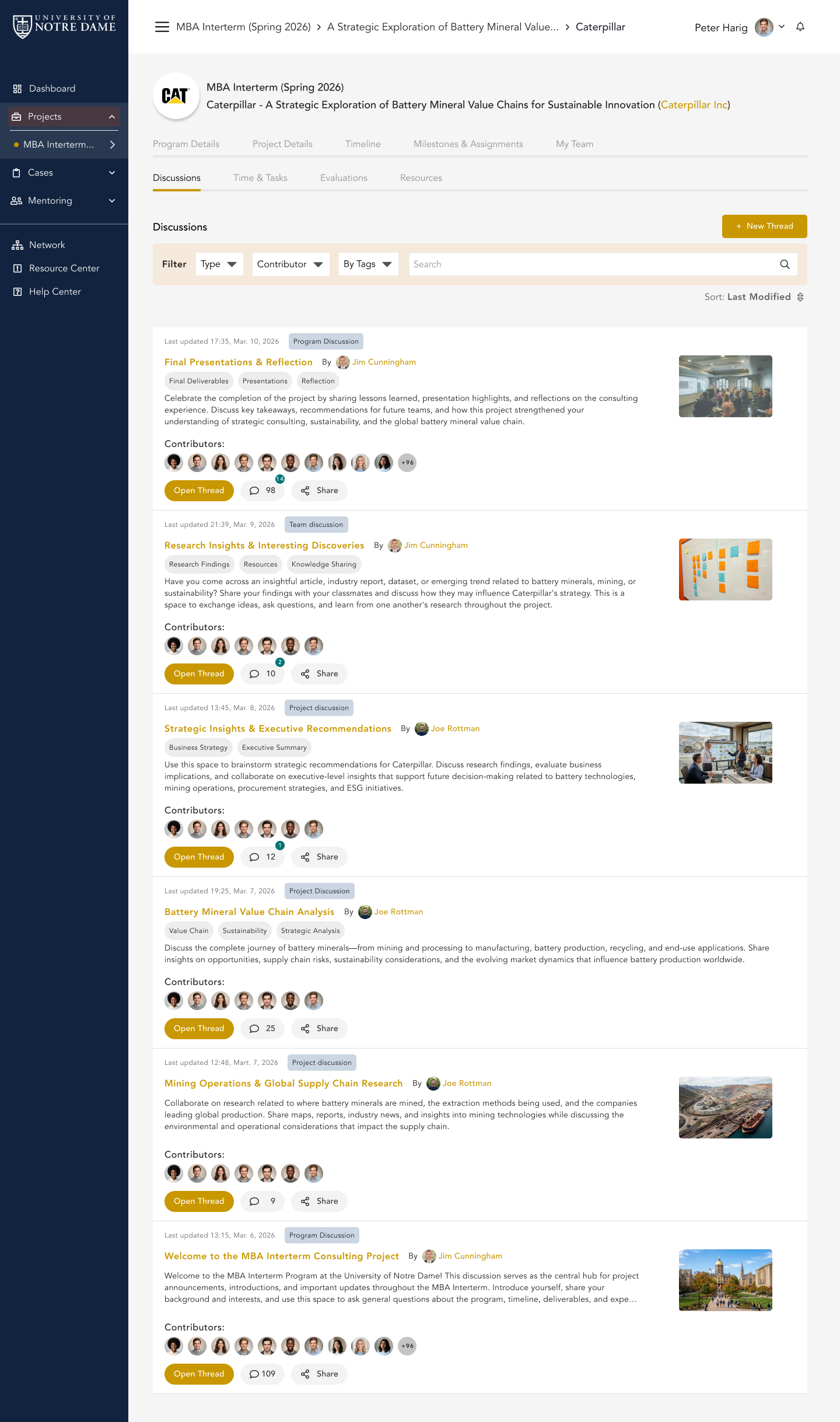Discussion boards in CapSource